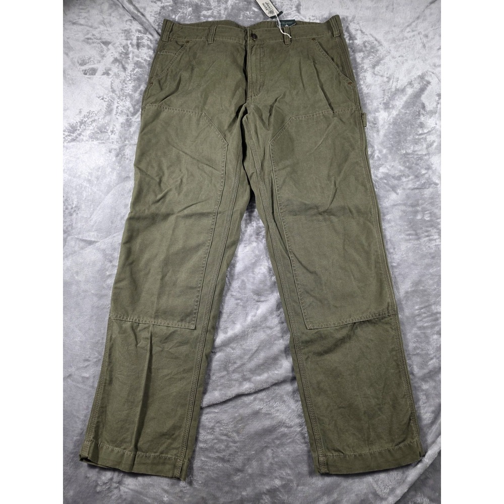 NWT Alpine Design Utility Pants Vtg Olive Casual Outdoor Organic Cotton‎ 34x30